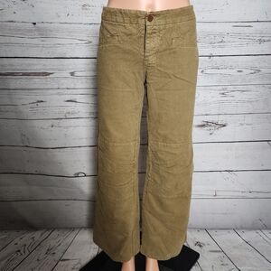 Ya-Ya Mid Rise Tan Wide Leg Pants Size 6
